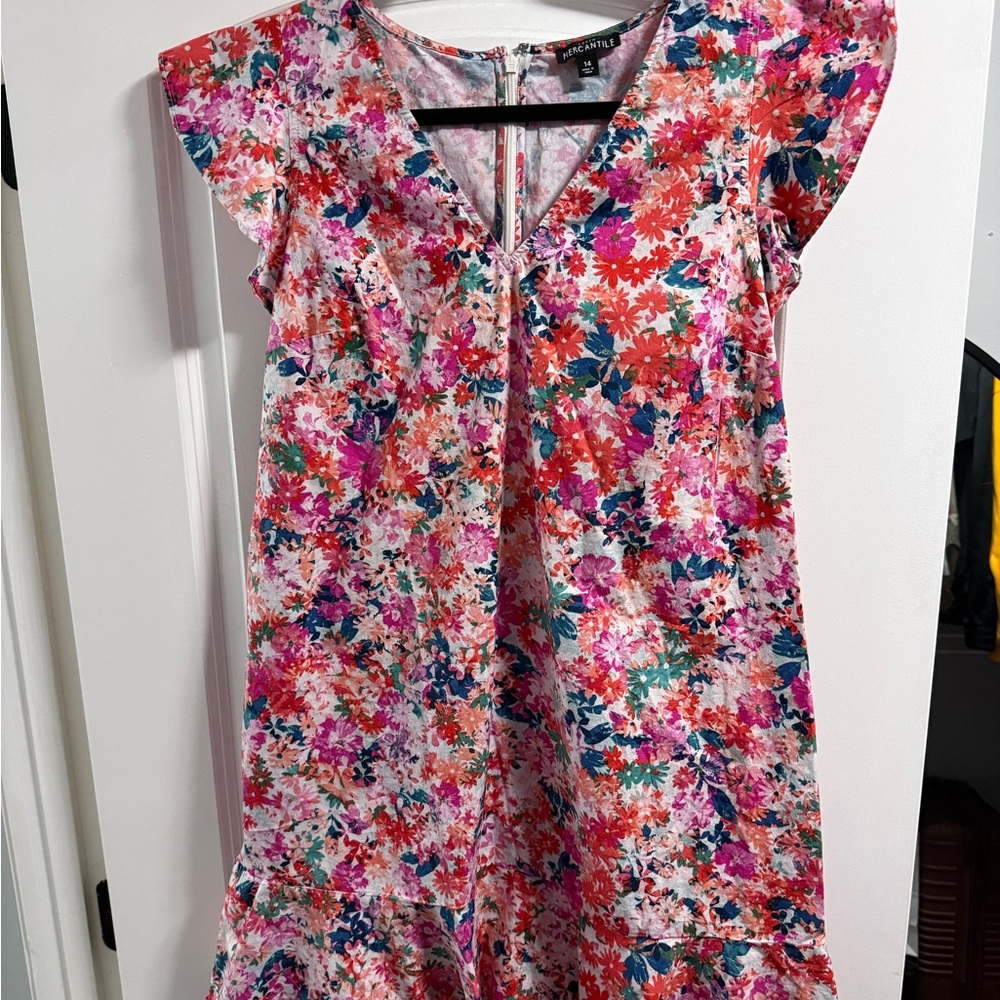 Floral V-Neck Dress